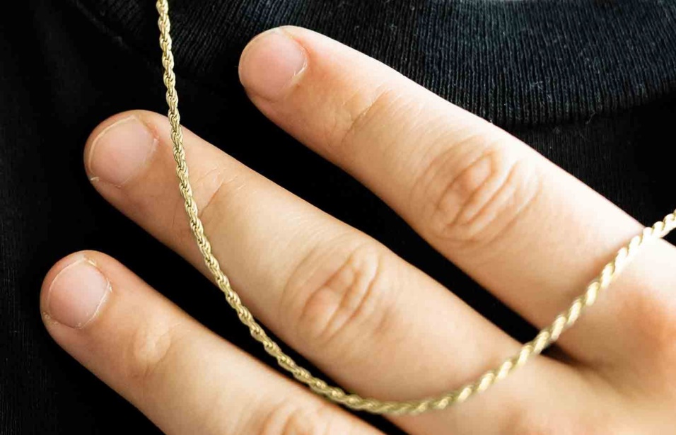 Catena Di Corda Da 4 Mm In Oro Oliver Cabell