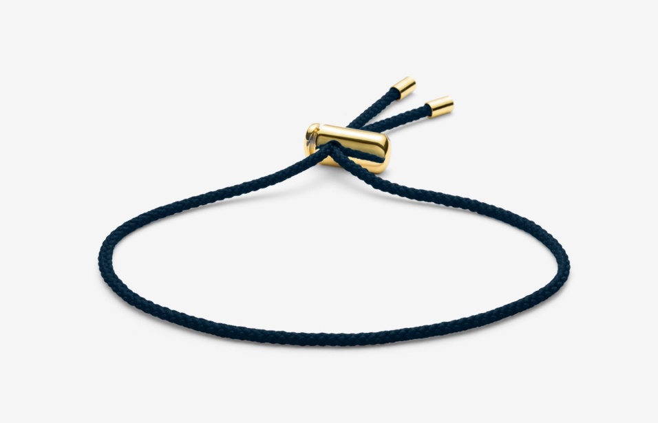 Bracciale In Cordino Cameron Navy Oliver Cabell