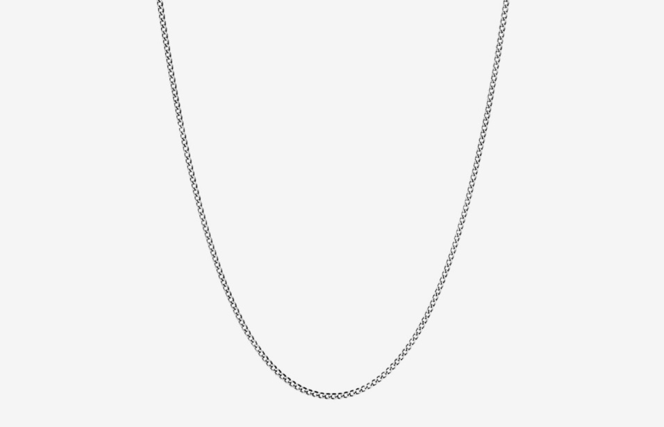 Oliver Cabell Catena Cubana Da 1,4 Mm In Argento