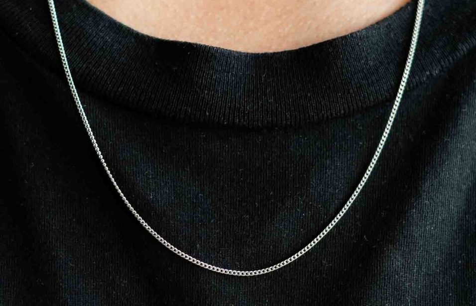 Oliver Cabell Catena Cubana Da 1,4 Mm In Argento