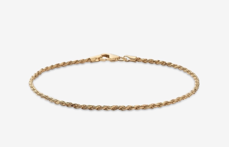 Oliver Cabell Bracciale Con Catena A Corda Da 2 Mm In Oro