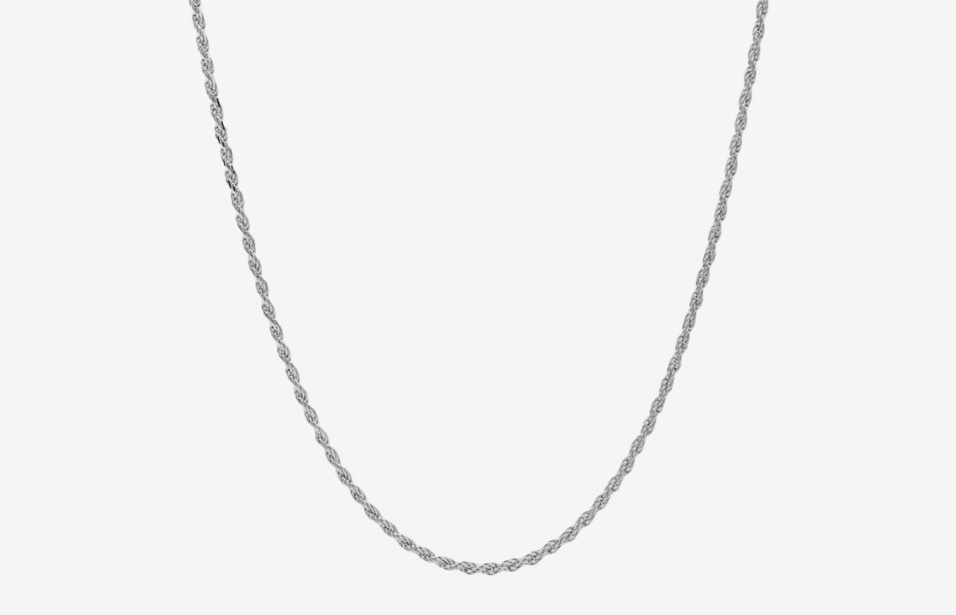 Oliver Cabell Catenina In Corda Da 2 Mm Argento