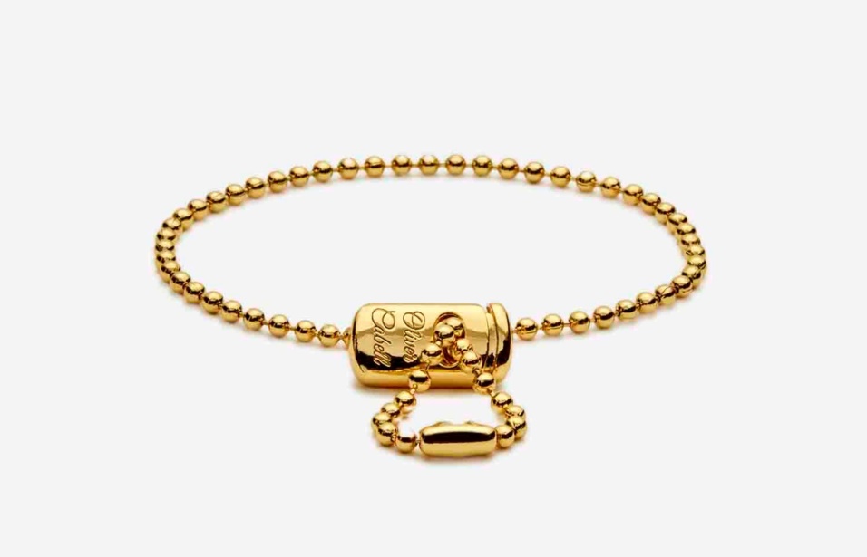 Bracciale Oliver Cabell Cameron Con Perline Oro