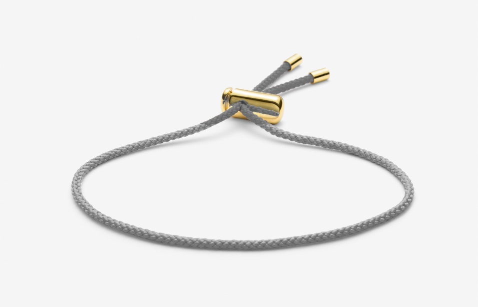 Oliver Cabell Bracciale Cameron Cord Grey Materia