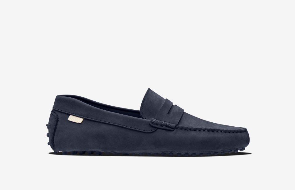 Oliver Cabell Driver Nabuk Navy