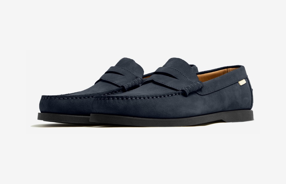 Mocassino Penny Oliver Cabell Scamosciato Navy
