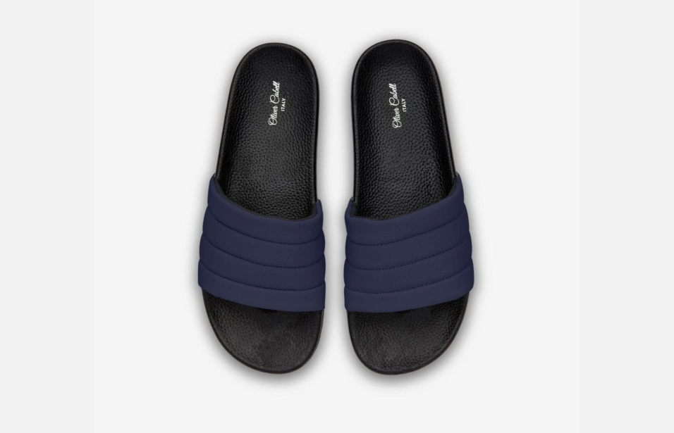 Diapositive Vegane Navy Oliver Cabell Alla Moda