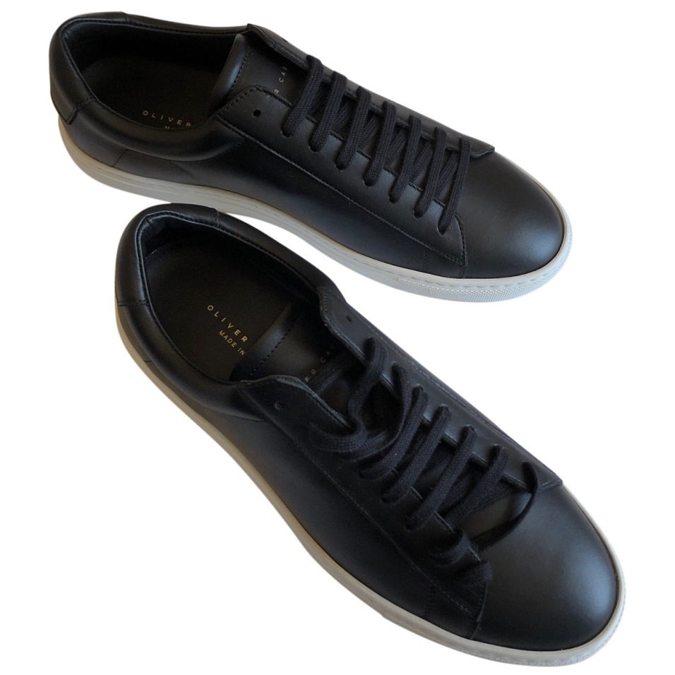 Oliver Cabell Scarpe Da Ginnastica Basse In Pelle Nera Alla Moda