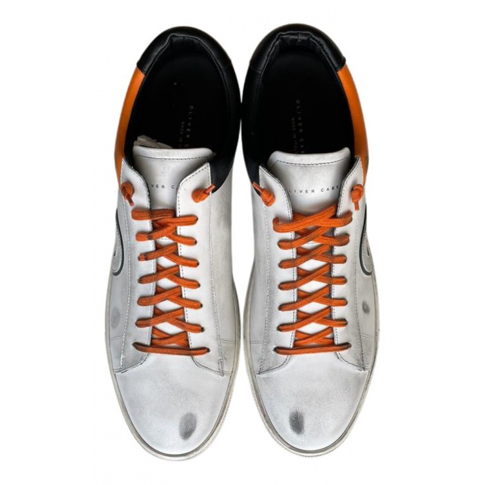 Oliver Cabell Scarpe Da Ginnastica Basse In Pelle Bianche In Pelle
